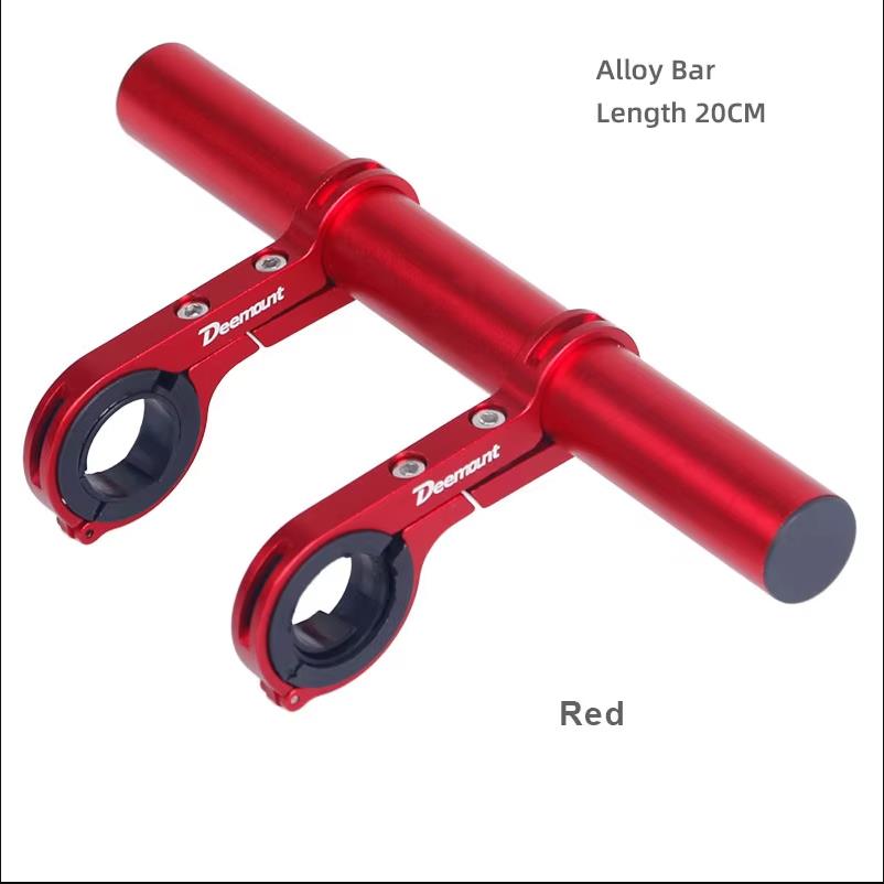 10/20/25/30cm Bicycle Handlebar Extended Bracket Bike Headlight Mount Bar Computer Holder Lamp Support Rack Alloy Fiber Stand