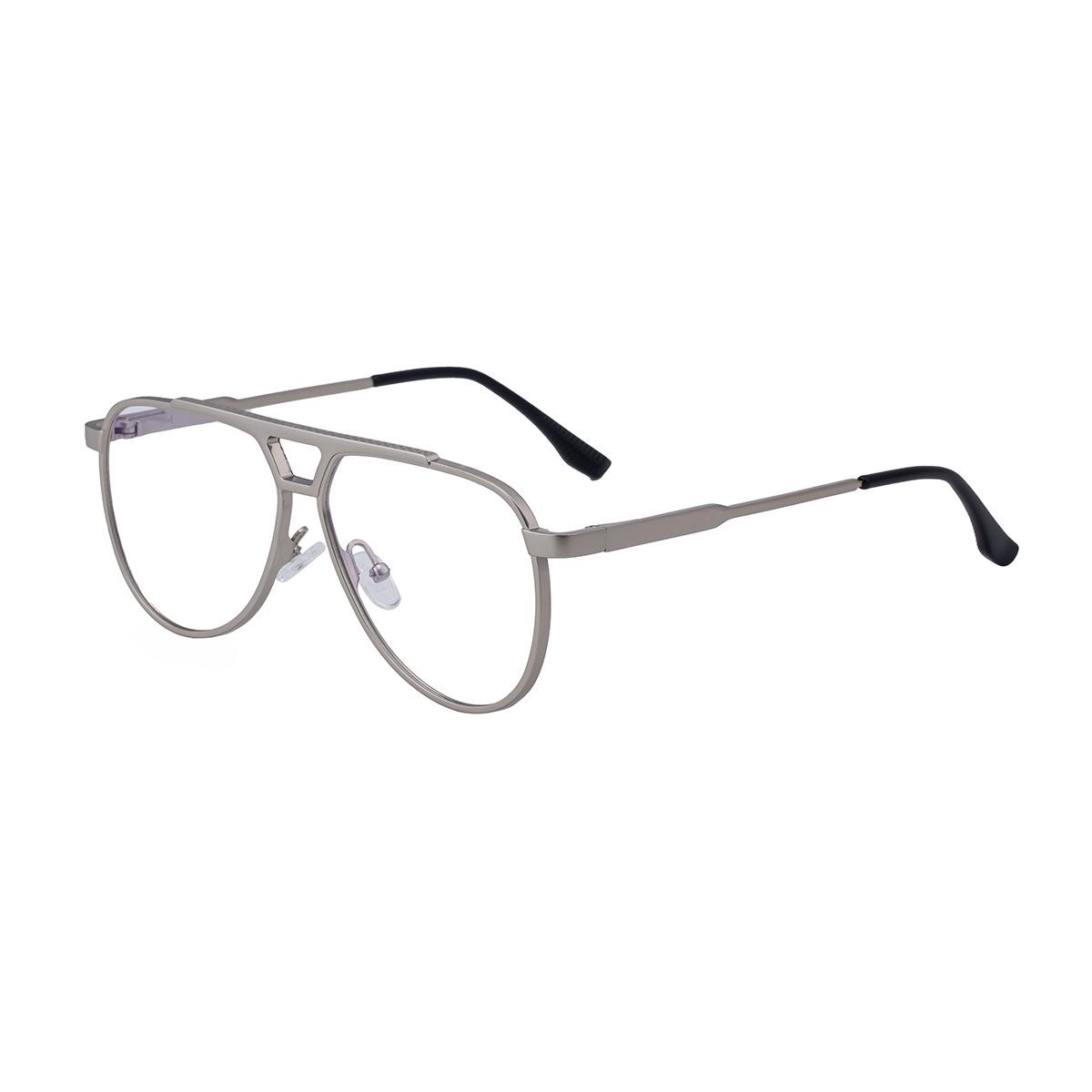 

Классические пилотные очки для близоруких мужчин Роскошная металлическая оправа Прозрачные блокирующие синий свет Очки Высокая четкость Офисные Компьютерные Очки UV400 Original lens 0