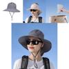 Outdoor Ice Silk Sun Hat With Wide Brim For Summer Beach Water Sports