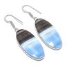 Natural Owhyee Opal Gemstone 925 Sterling Silver Jewelry Earring 2.13" AEE-10712