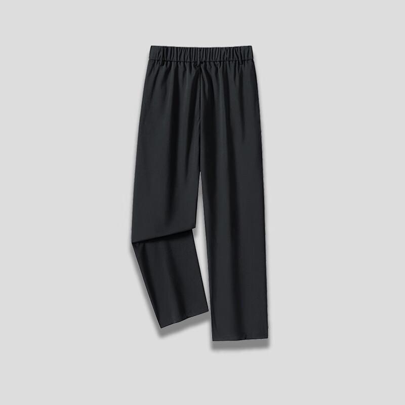 SWAMP AREA Men's Japanese Style Draped Wide-Leg Suit Pants