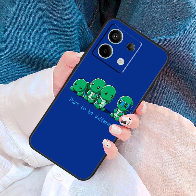 Cartoon Sea Turtle Tortoise Cover For Xiaomi Redmi Note 14 Pro 13 12 11 9 10 9S 10S 11S 12S Redmi 10C 12C 13C 14C Case