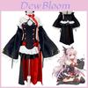 Elegant Seraph Of The End Krul Tepes Vampire Cosplay Costume Dress In Black