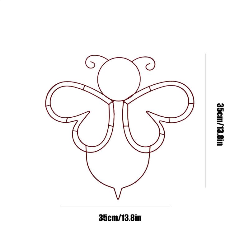 Hase Oder Biene Drahtkranzrahmen Metall Osterkranzform DIY Handarbeiten Hängbare Deko-Zubehör Für Schlafzimmer Wohnzimmer