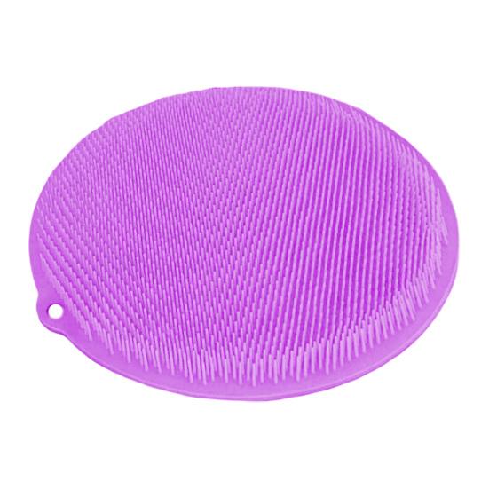 Foot Scrubber Mat with Anti-Slip Suction Cups, Ultra Soft Silicone Bristles Bath Brush, Wall Mounted Bath Foot Cleaner for Deep Cleaning And Massage