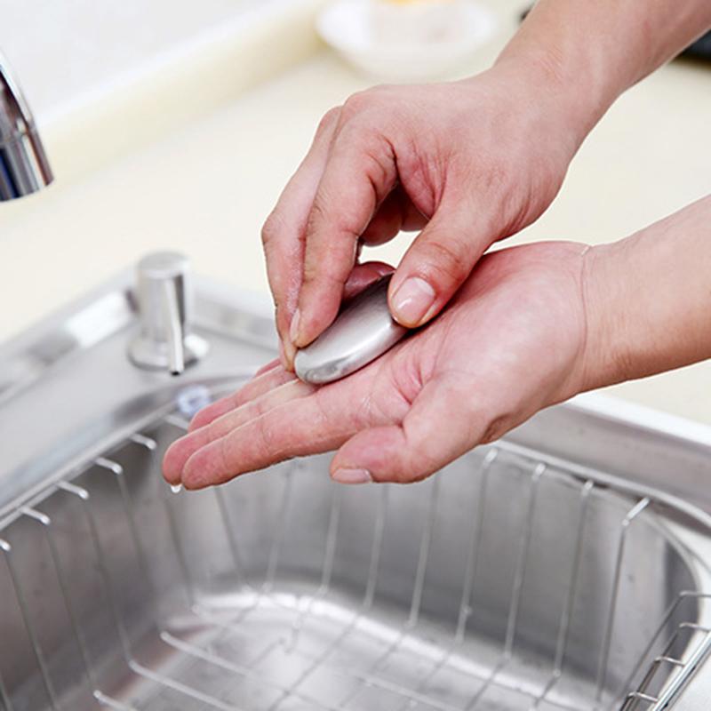 Acciaio Inossidabile Sapone Deodorante Sapone Rimuovi Odori Mani Elimina Odori di Aglio Cipolla Sapone dello Chef Gadget Strumento da Cucina