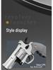 Children's ZP-5 Soft Bullet Revolver Toy Gun with Manual Continuous Firing Mechanism.