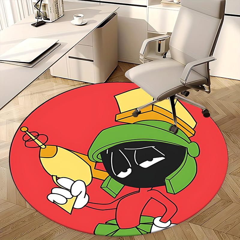 Marvin der Marsmensch Stuhlmatte - Runder Teppich für Heimdekoration, Bürogebrauch, Wohnzimmer, Schlafzimmer, Geschenkidee0264b