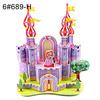 DIY 3D House Castle Windmill Model Assembling Puzzles Early Learning Kids Toy