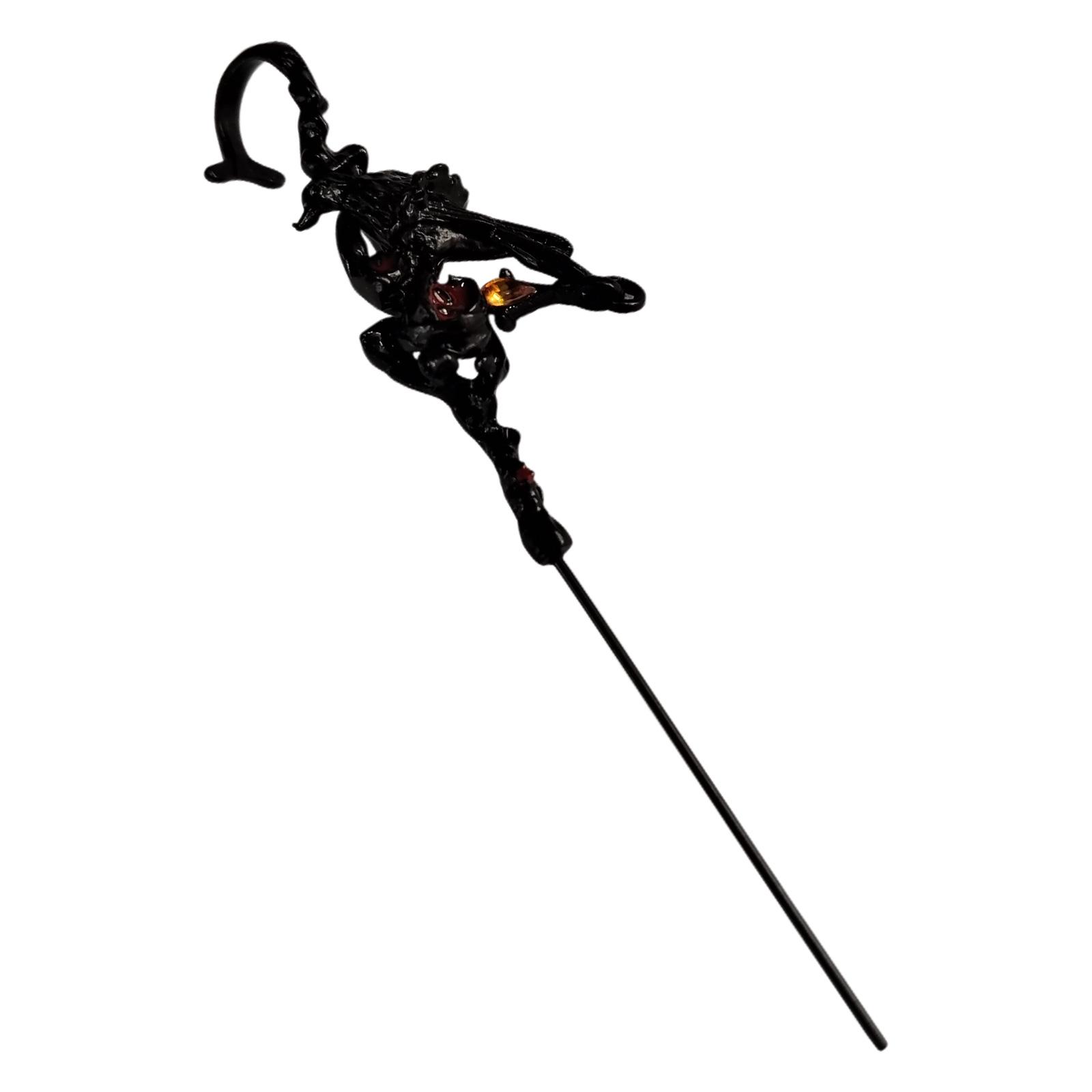 

Удобные серьги для пирсинга, розовые и черные серьги-клипсы в виде ворона, аксессуары в альтернативном стиле для вечеринок, украшения красный