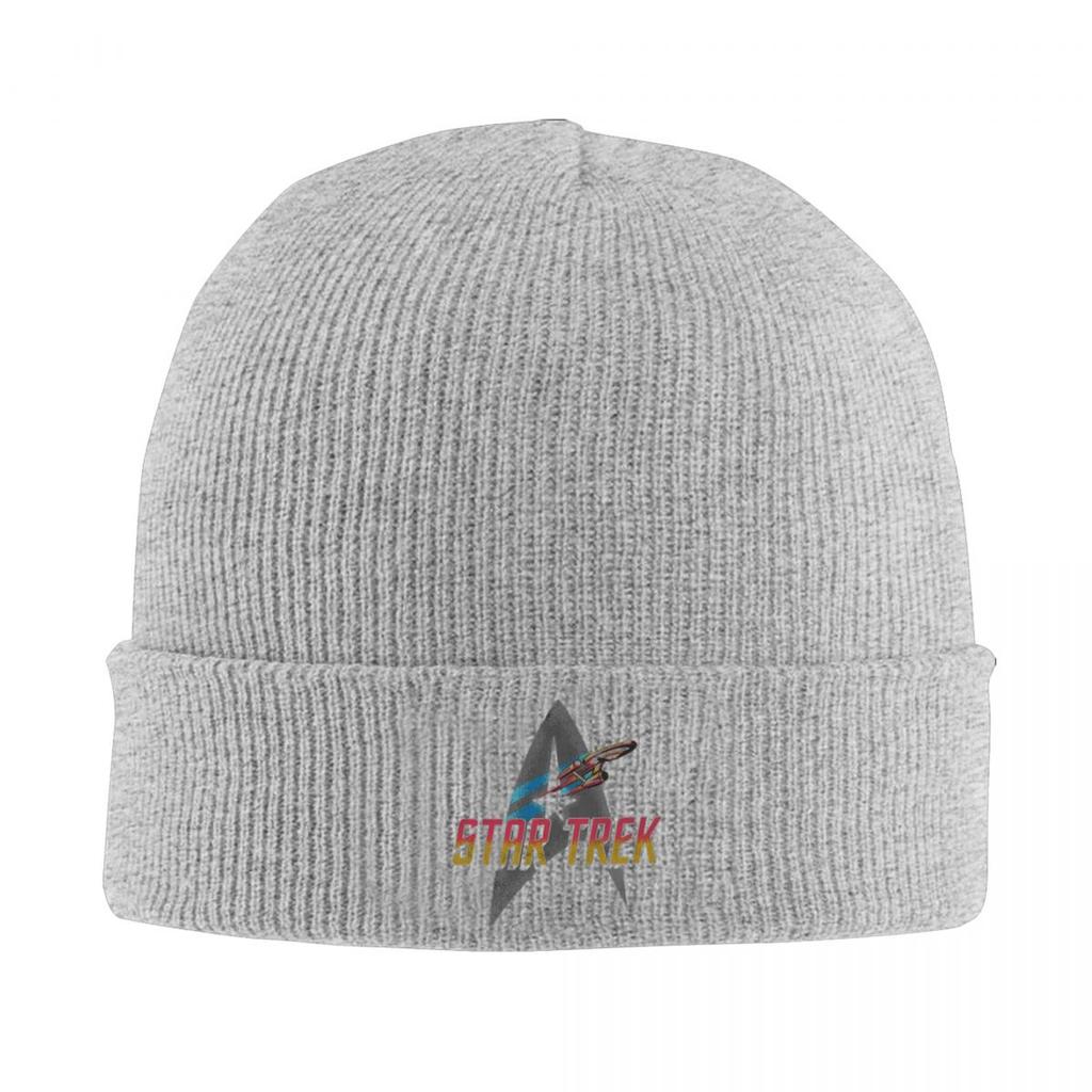 Star Treks Science Fiction TV Series Warm Knitted Cap Fashion Bonnet Hat Autumn Winter Outdoor Beanies Hats for Men Women Adult