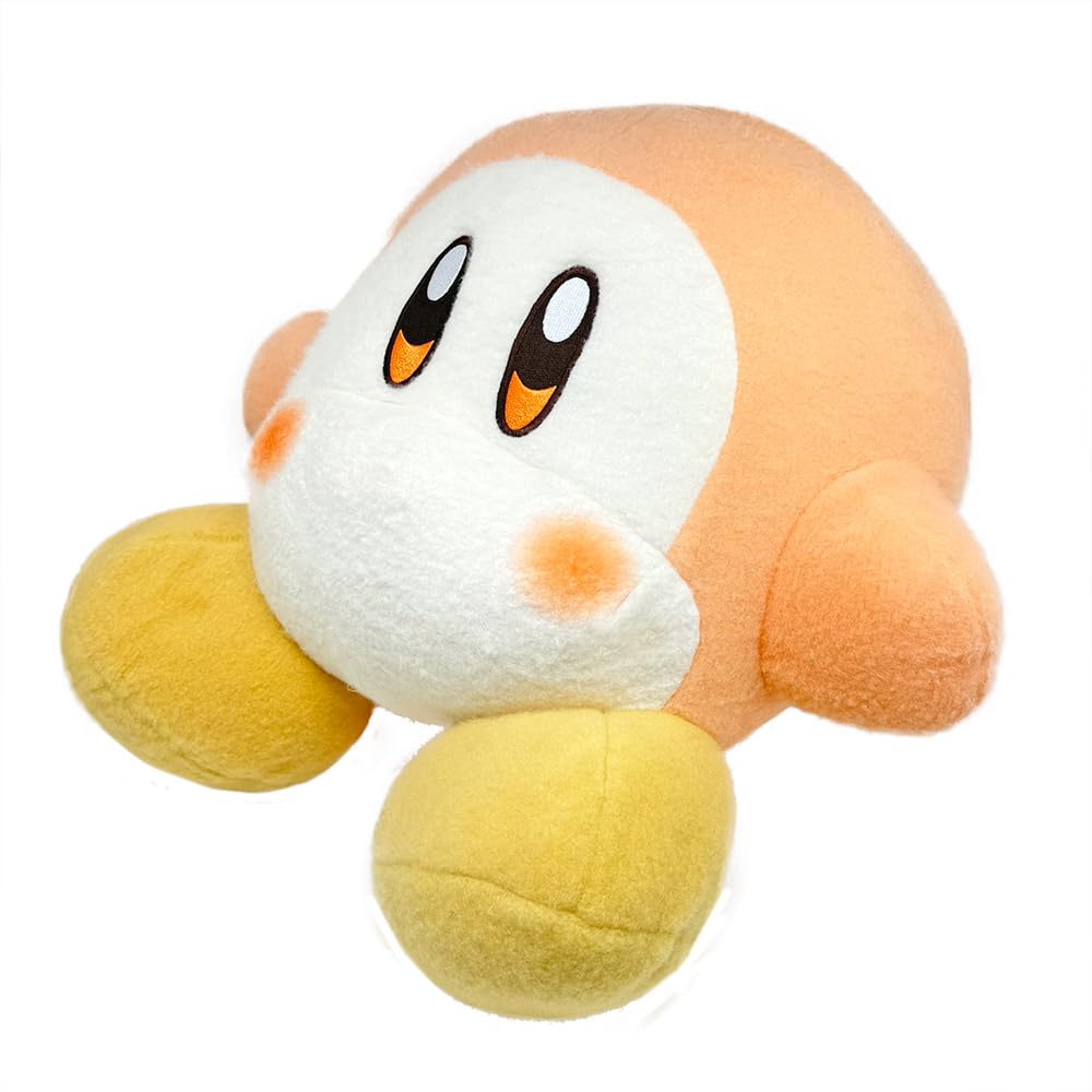 Kirby Wool Felt Super Big Plush Toy Waddle Dee Approx. 40cm with Toy Diamond