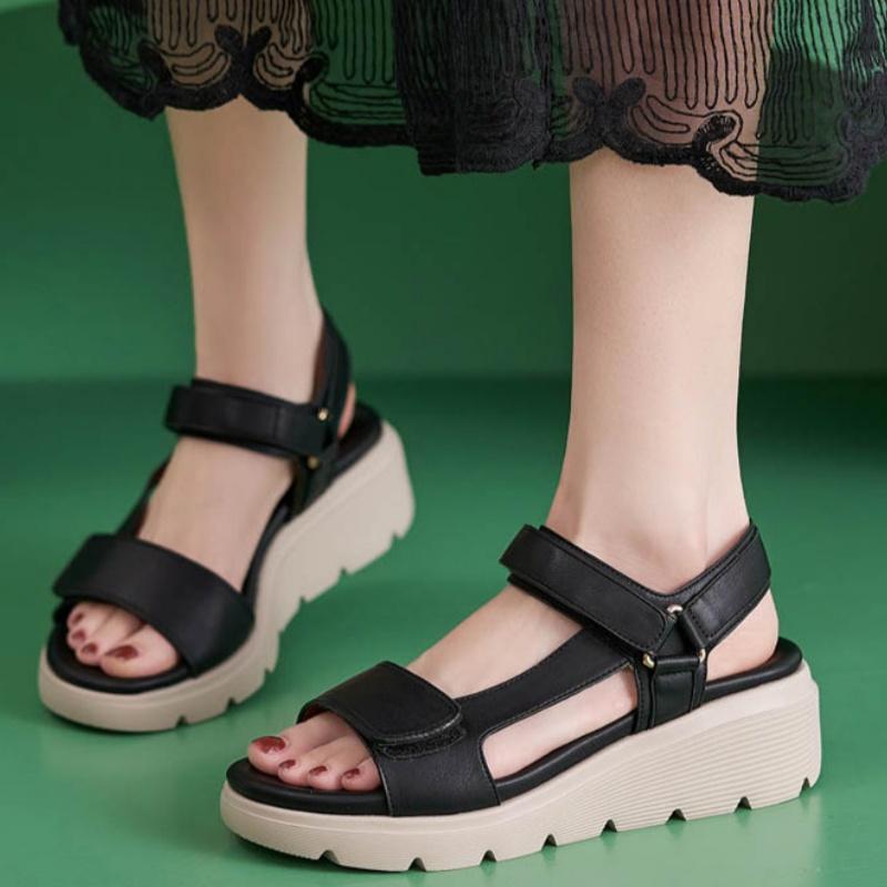 Fashion Women's Summer Sandals 2025 New Pump Outdoor Fashion Comfortable Soft Elegant Strappy Beach Sandal Ladies Shoes