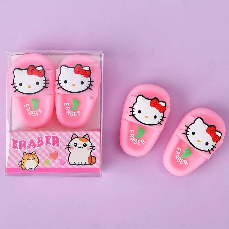 Cute Capybara Cartoon Student Slippers Eraser Series