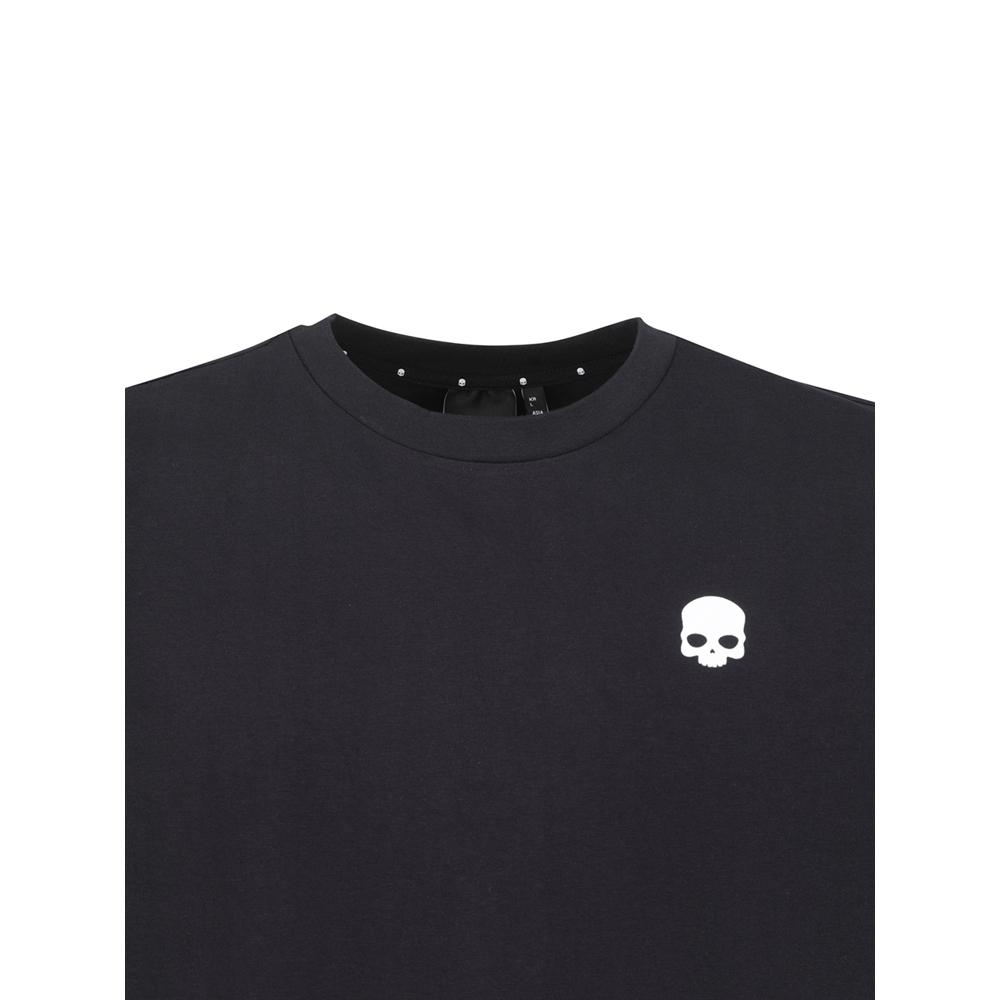 HYDROGEN Uni Back Big Skull Short Sleeve Round
