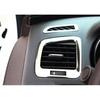 For Buick Regal 2009-2017 Silver Steel Console AC L&R Air Outlet Vent Trim 2PCS