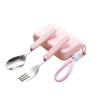 304 Stainless Steel Stainless Steel Cutlery Set Portable Utensils Set  Baby Feeding