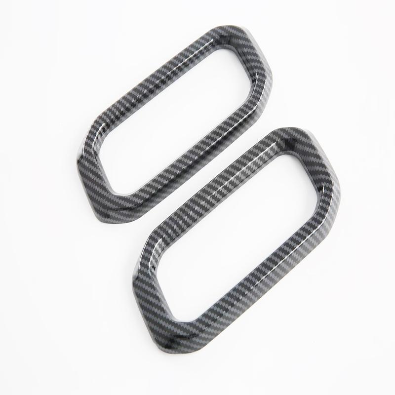 For Jetour Shanhai L7 X70 PLUS 2024 2025 2026 ABS CarbonFiber Car Center Air Condition Vent Cover Trim Interior Accessories