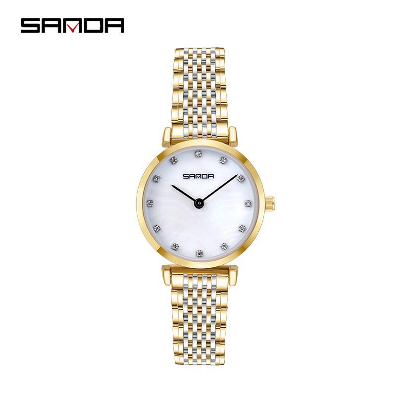 Sanda Universal Luxury Quartz Waterproof Watch for Business and Commuting - High-End Couple's Wristwatch