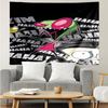 Invader-Zim Print Tapestry, Backdrop, Easy Setup, Ideal for Bedroom, Office & Living Room, with Aesthetic Wall Hanging Decor.