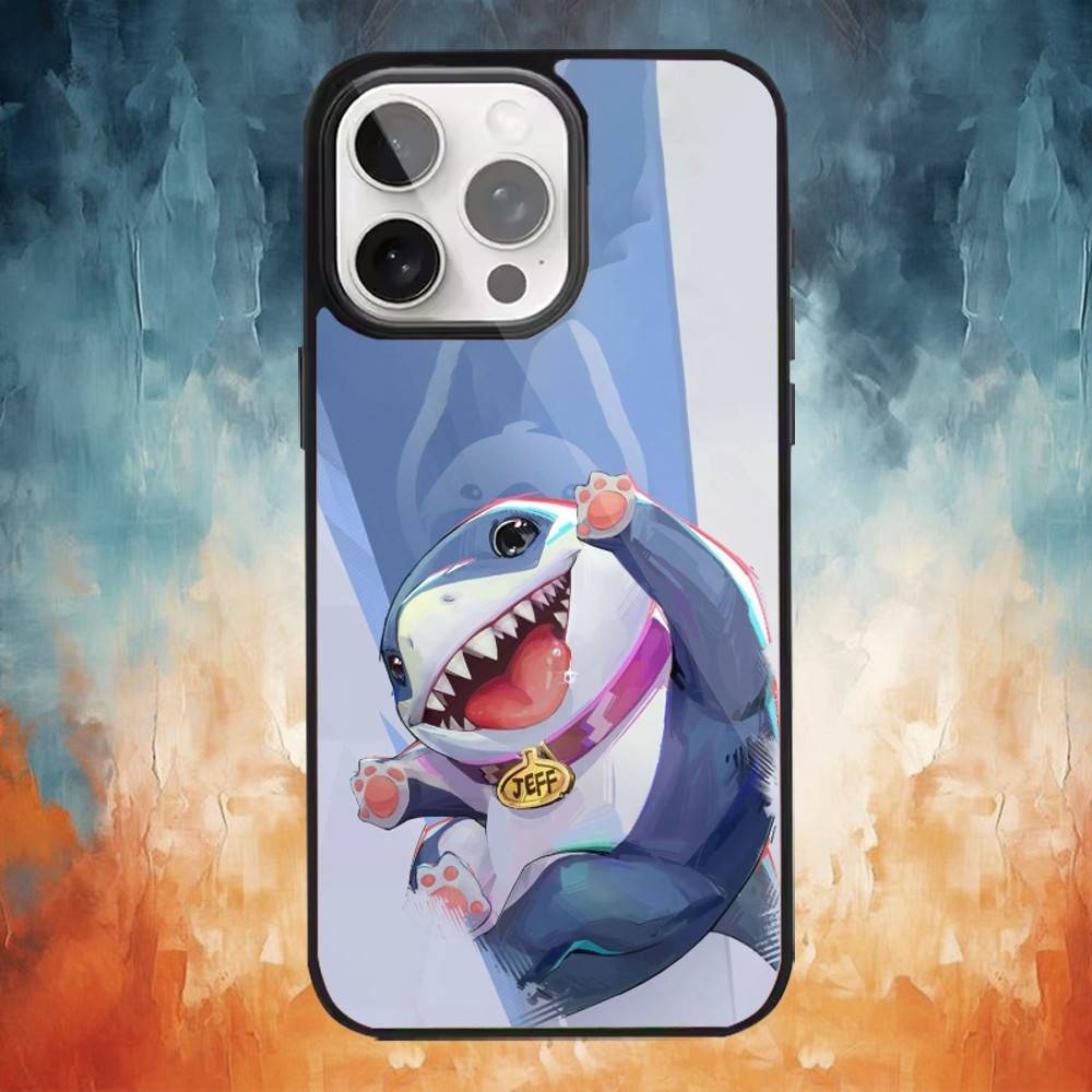 

J-Jeff The Land Shark Phone Case For iPhone17,16,15,14,13,12,11 Plus,Pro Max Magnetic Magsafe Wireless Charging iPhone14Plus