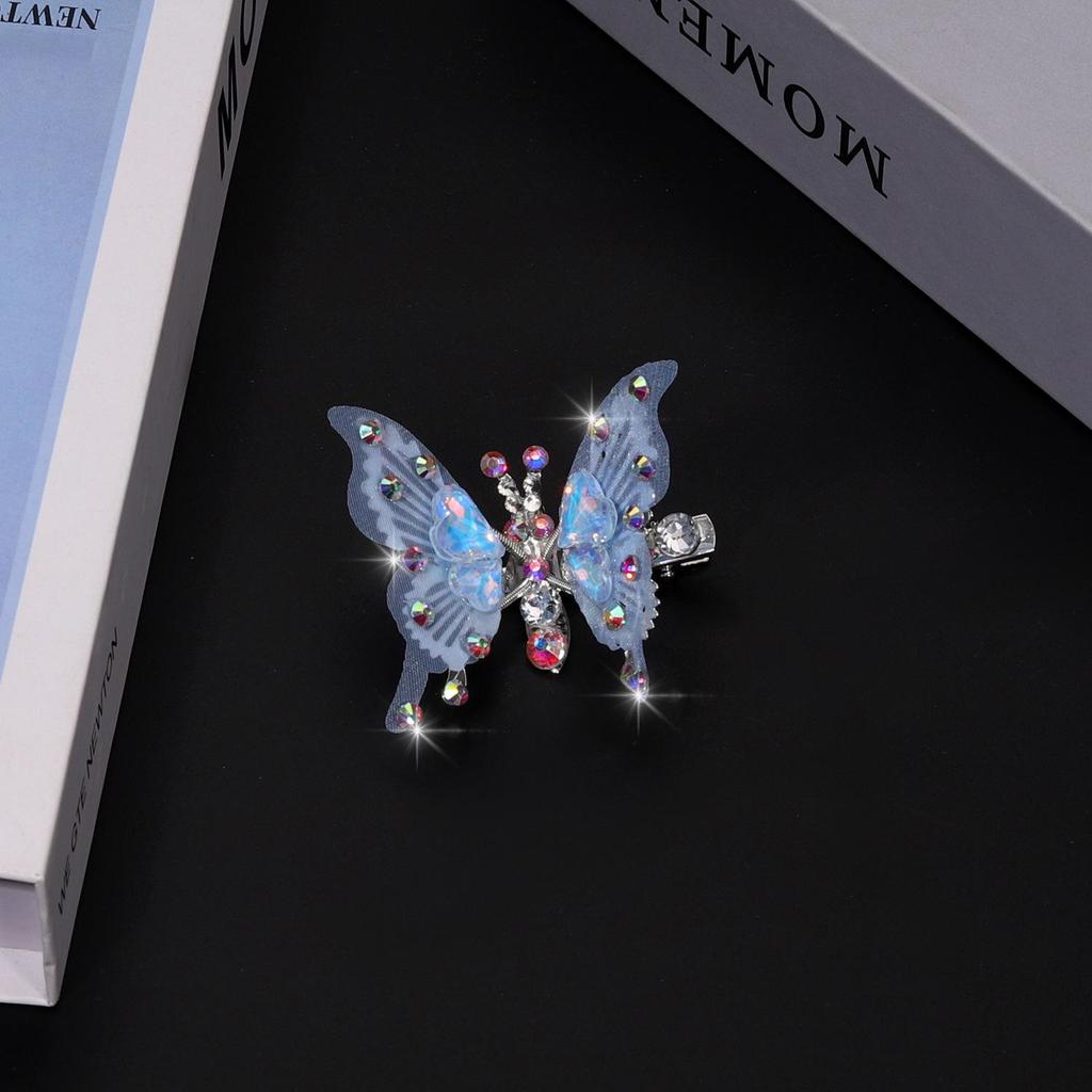 Luxuriöse Strass-Schmetterlings-Haarspange für Mädchen - Frühjahrs- & Sommerkollektion