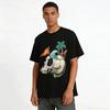 Skull Island Vacation Style Graphic Print Casual Short Sleeve T-Shirt Pure Cotton T-shirt
