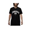 Jako M Jmvp Ss25 Módní měkké všestranné pánské tričko s krátkým rukávem a kulatým výstřihem Černé IB7525-010