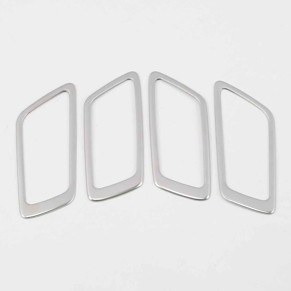 4PCS SUS304 Stainless Steel Inner Interior Handle Garnish Trim Cover For Toyota C-HR CHR 2017