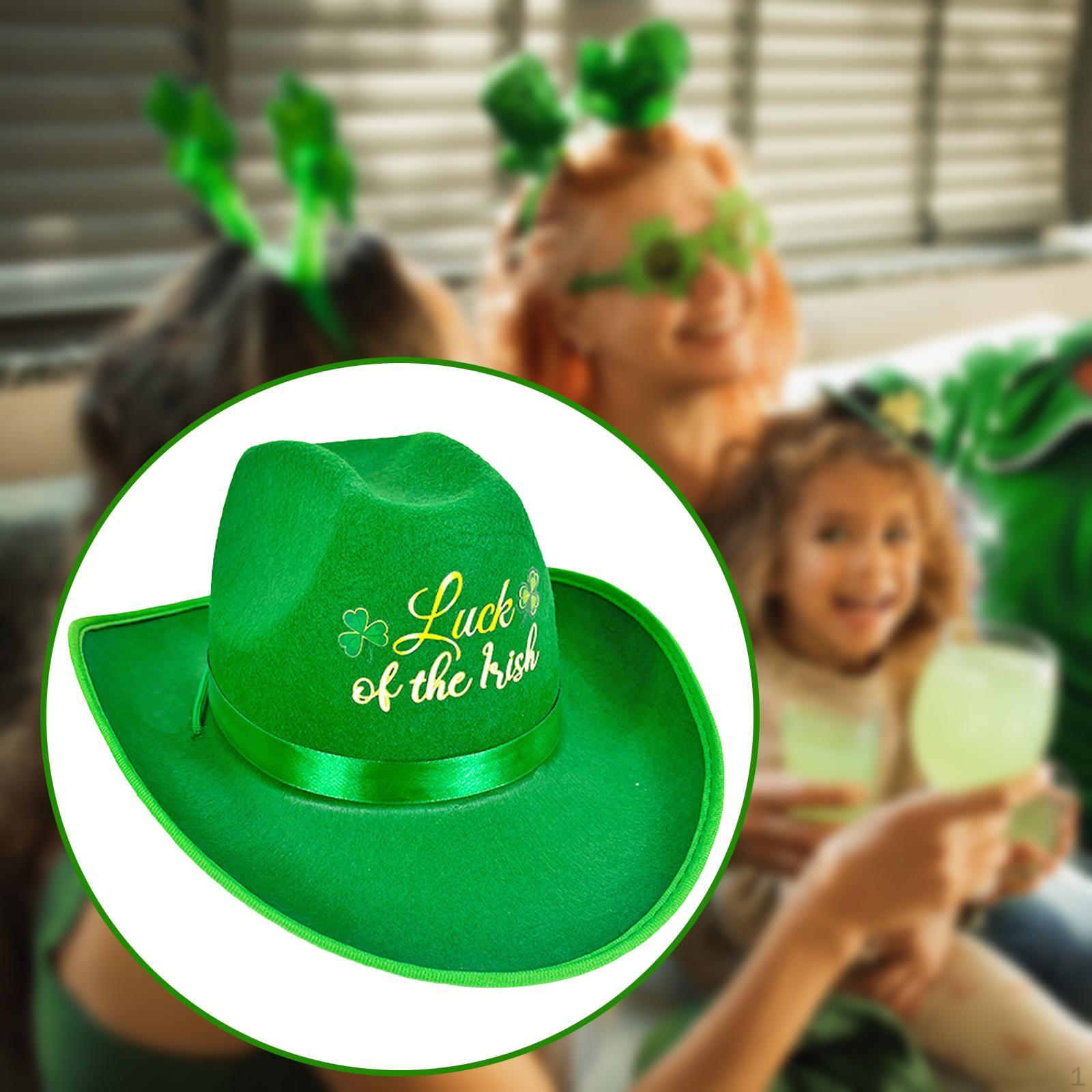 

Зеленый цилиндр Классический ковбой для Хэллоуина Косплей DIY Представление Взрослые D