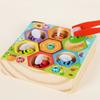 Wooden Magnetic Bug Catcher Game For Kids Educational Learning Toy