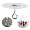 Pack Of 4 Clear Adhesive Ceiling Hooks For Hanging Planters Windchimes Outdoor Ornaments Removable Plant Hanger Hooks