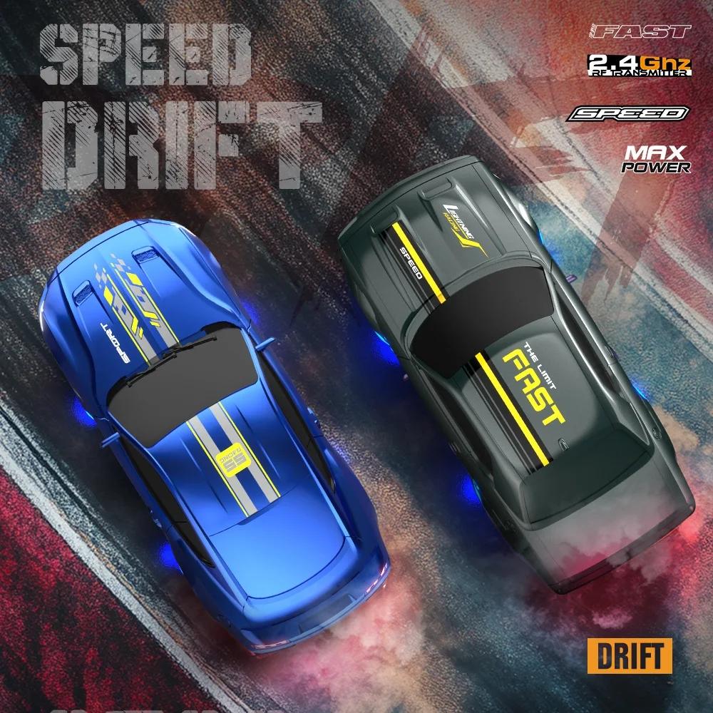 1:43 4WD RC Drift Car 2.4G High-speed with Four-wheel Drive and Remote Control Mini Racing Car Models for Boys' Gifts.
