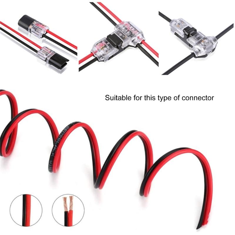 Pack Of 24 Universal Compact Wire Connectors Low Voltages for Quick Electrical Connection  In Low Voltages Application