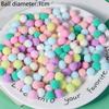 1 pakke julefarger pompom pelsballer makronfarger DIY plysjball DIY pom pom ball bryllup