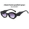 Geometric Style Sunglasses For Women Uv400 With Pc Material Stylish Streetwear
