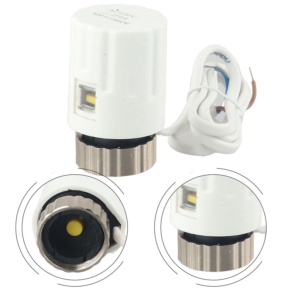 230V Heating Valve Electric Heating Actuator Crack-proof Material Easy Installation Energy Saving Actuator Temperature Control