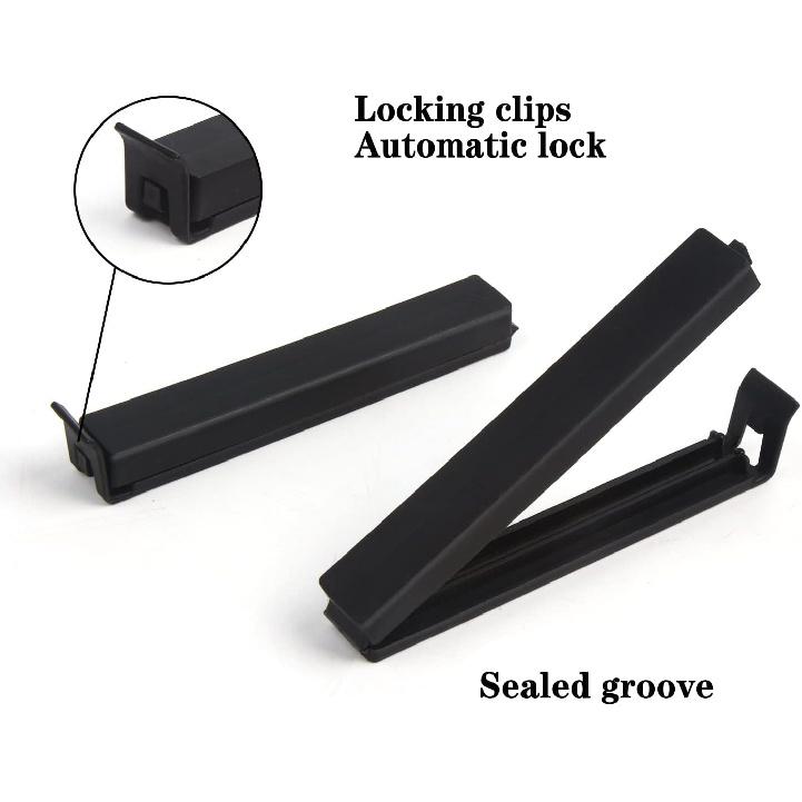 DIYASY Food Bag Clips,30 Pack Plastic Snack Sealing Clip for Food Storage & Packages Assorted Sizes