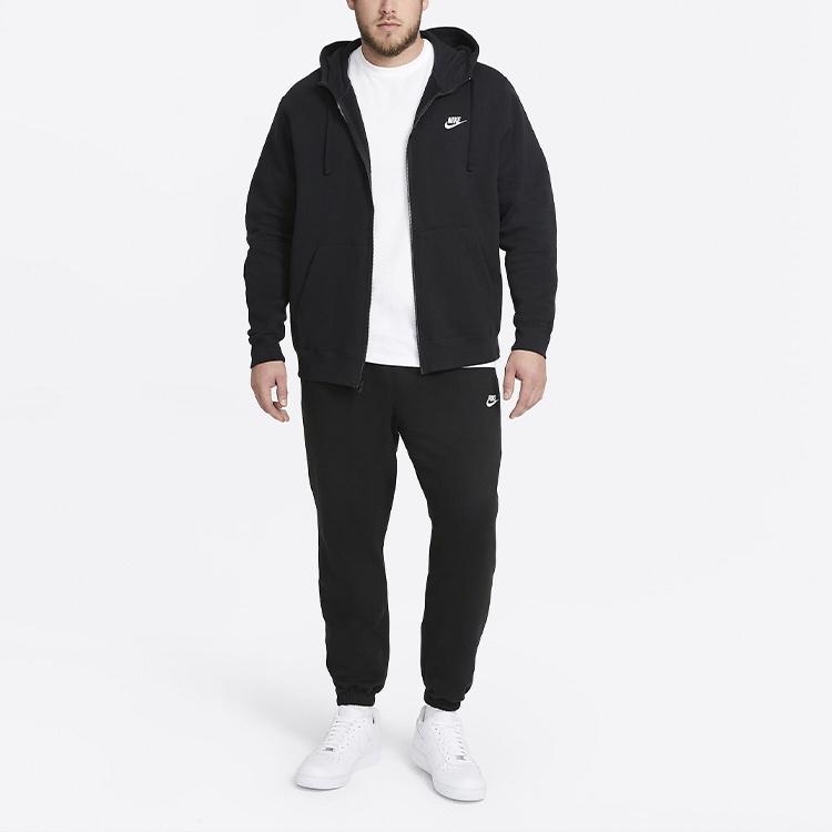 Nike Sportswear Club Fleece Printing Sports Trousers Black Men's BV2738-010