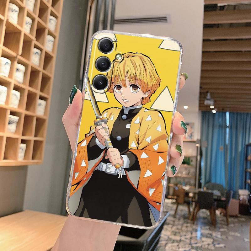 Anime Cartoon Wzór Miękki Przezroczysty Silikonowy Etui Do Samsung A55 M35 S24 Xiaomi Redmi Note 13 Poco C65 iPhone Aparat Wstrząsoodporny Ochronny Pokrowiec