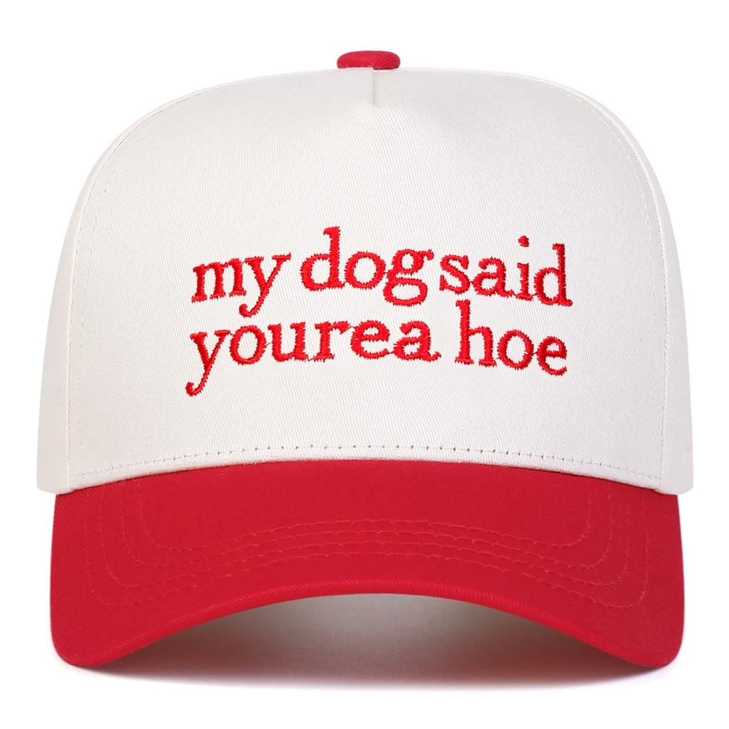 Unisex Yourea Hoe Letter Embroidery Baseball Caps Outdoor Adjustable Spring and Autumn Casual Sunscreen Hat