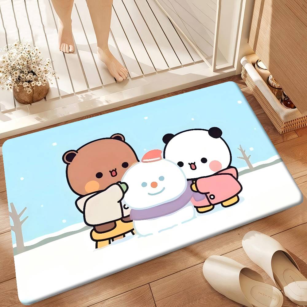 Dudu Bubu Cartoon Hallway Carpet Washable Non-Slip Living Room Sofa Chairs Area Mat Kitchen Doormat Area Rug