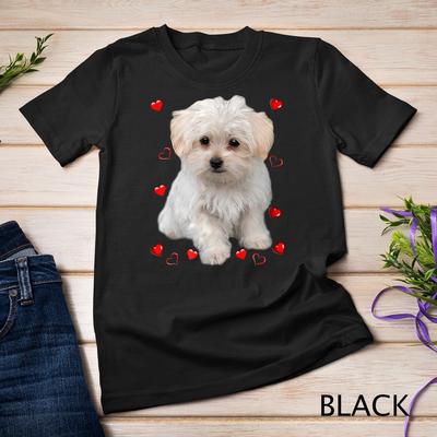 T-shirt Amanti del Cane Maltese Cani Cuccioli Proprietari Regalo T-shirt Unisex