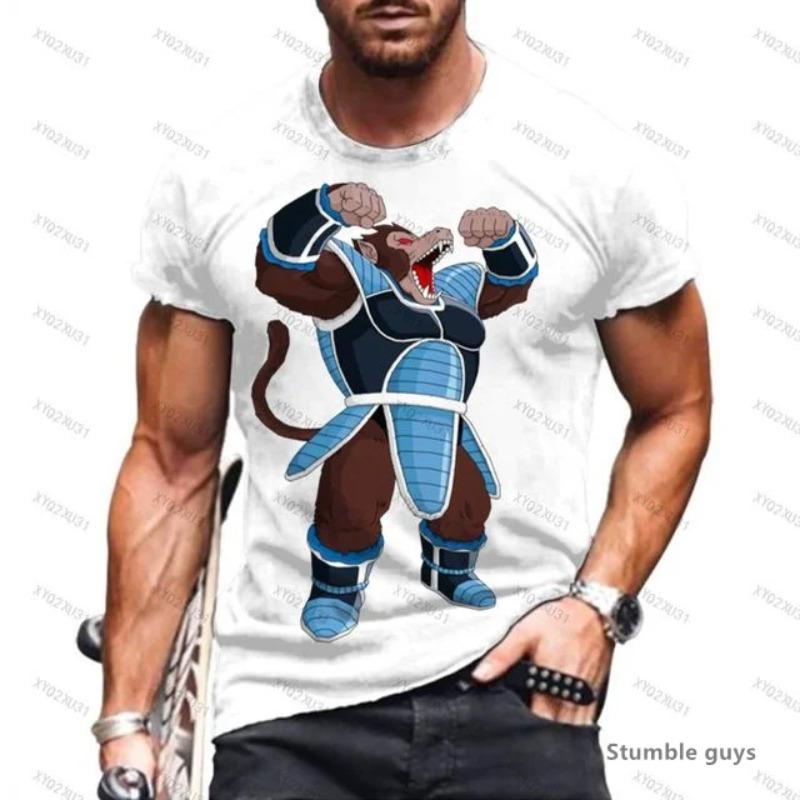 Summer Men s High Quality Gym Goku Tops Dragon Ball XXS