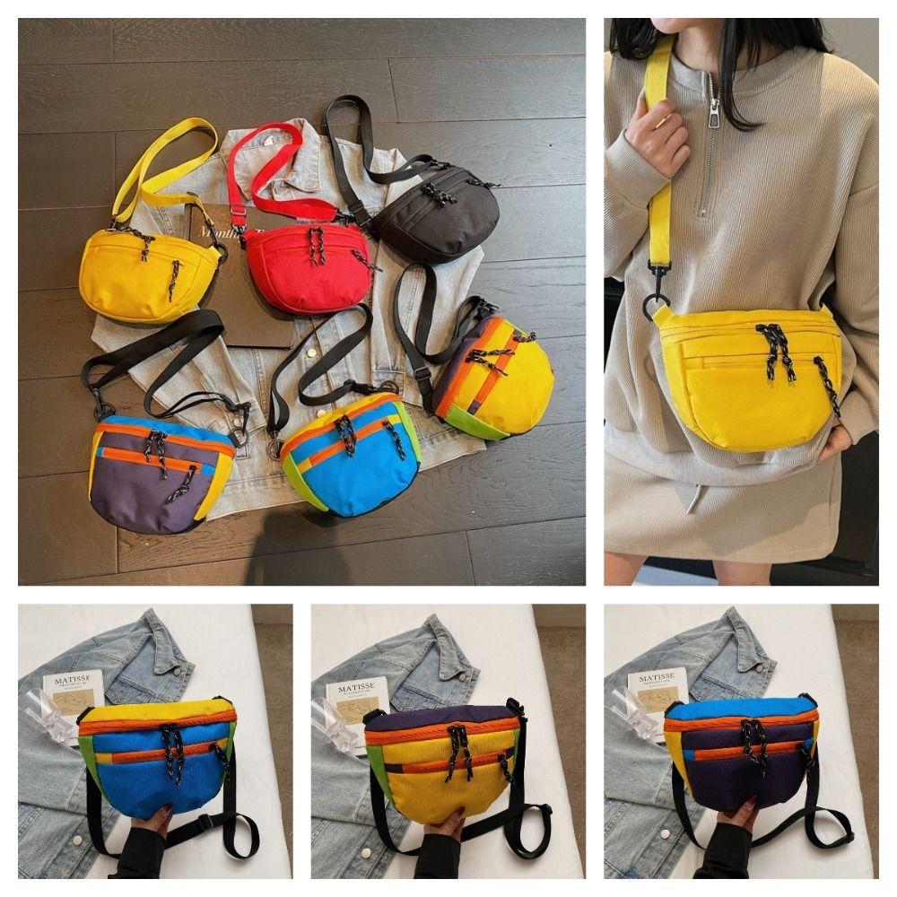 Large Capacity Dumpling Shoulder Bag Korean Style Sports Crossbody Bag Girls Boys