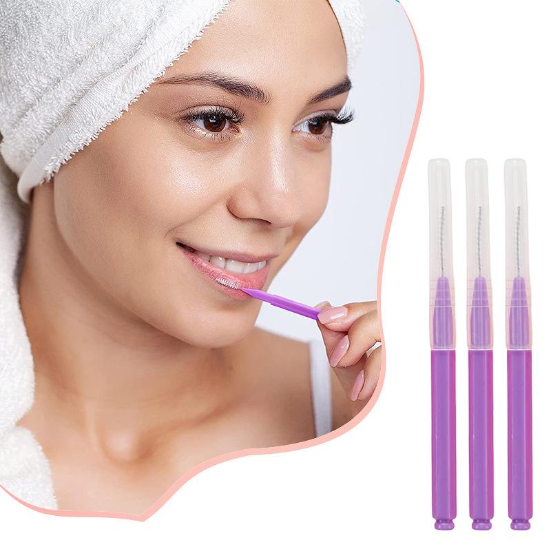 10 Piece Interdental Brushes for Oral Hygiene Plus Mascara Brushes for Makeup Perfect for Travel and Home Dual Usage