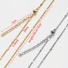 10pcs 5pcs Stainless Steel Bead Chain Necklace Chains for DIY Jewelry Making Findings 45cm+5cm Chain with Lobster Clasps No Fade