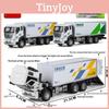 Alloy Model Children Truck Toy With Doors And Inertia Control For Decor Playroom