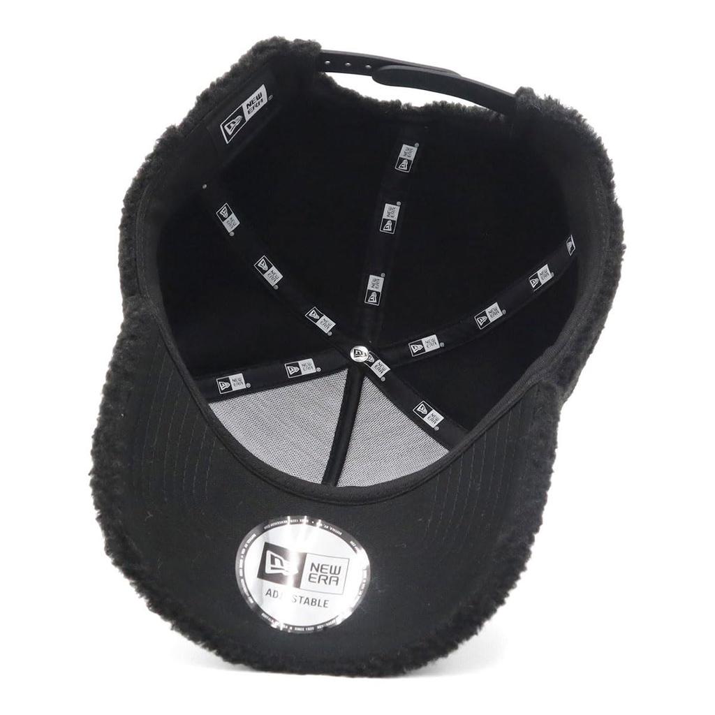 New Era Boa Fleece Free Size 940AF VS Boa Oval Black Cap, Black, Logo,