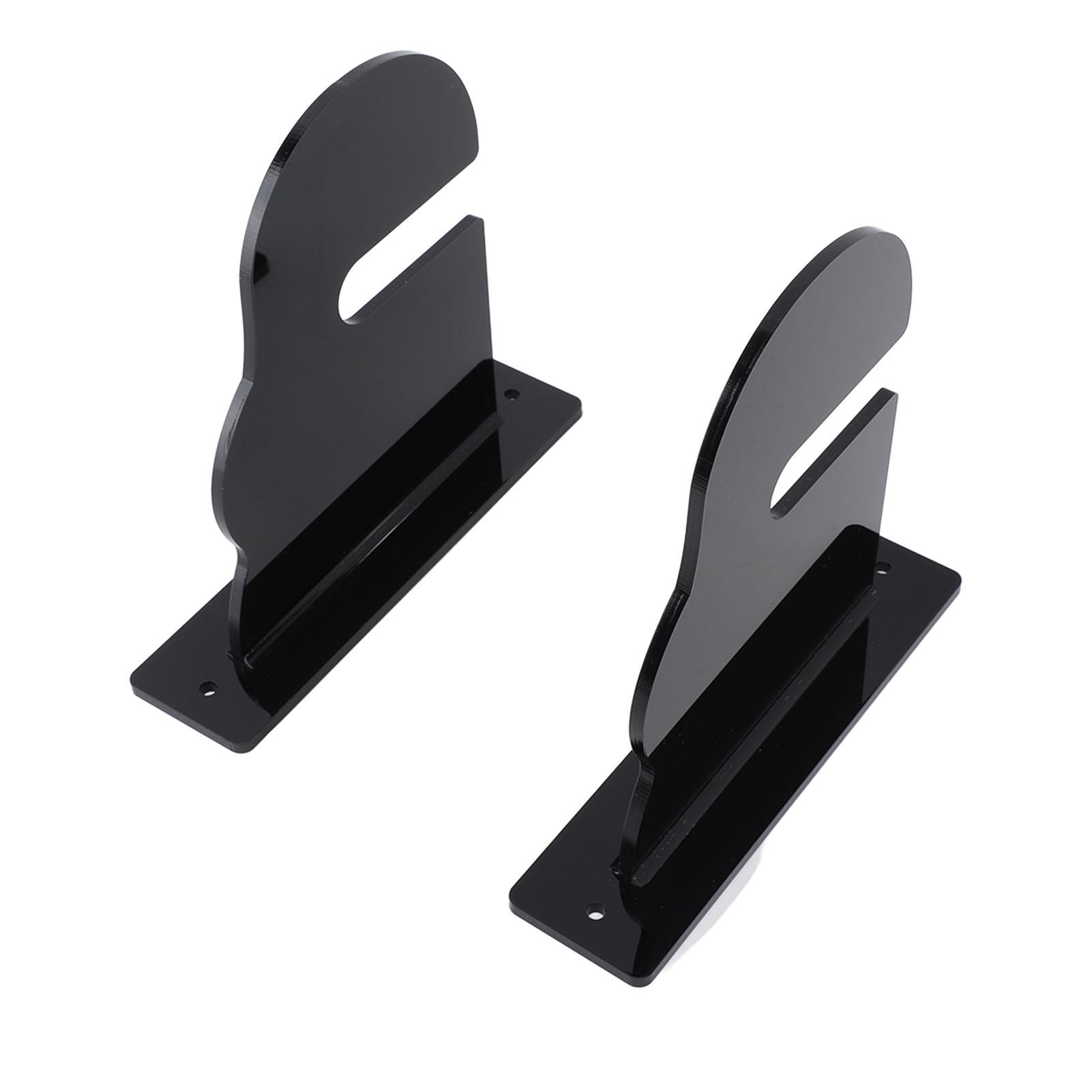 2PCS Wall Mount Display Rack Acrylic Wall Hanger Horizontal Display Stand for Longboarding Snowboarding